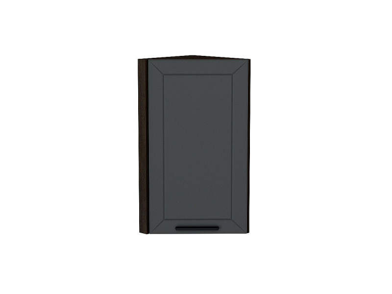 716*300*304 Шкаф верхний торцевой Глетчер Маренго Силк Graphite